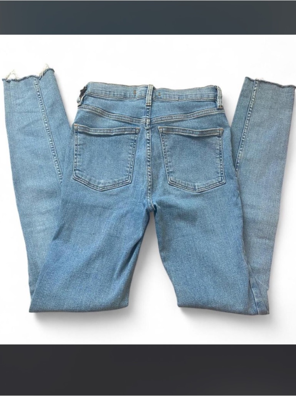Free People Light Wash Skinny Jeans Size 25L - Picture 5 of 5